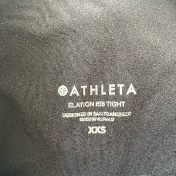 Elation Rib Tight Athleta Leggings - Picture 2 of 4